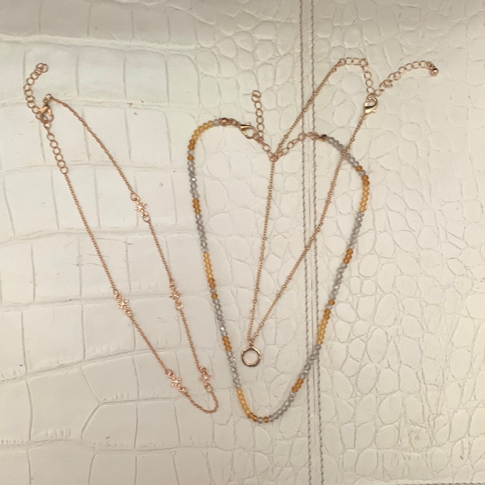 Gold necklace bundle